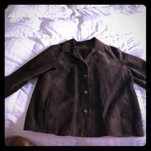 Banana republic men’s suede jacket